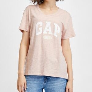 Gap Women's Pink Logo T-Shirt